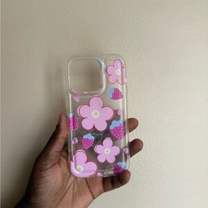 Floral Pink iPhone 14 Pro Case